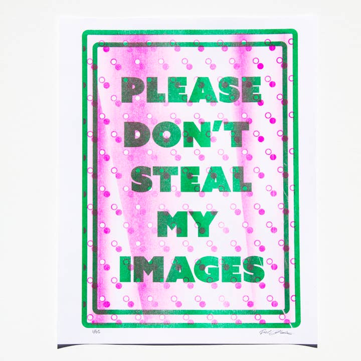 Please Don't Steal My Images for wholesale by Shortt Editions