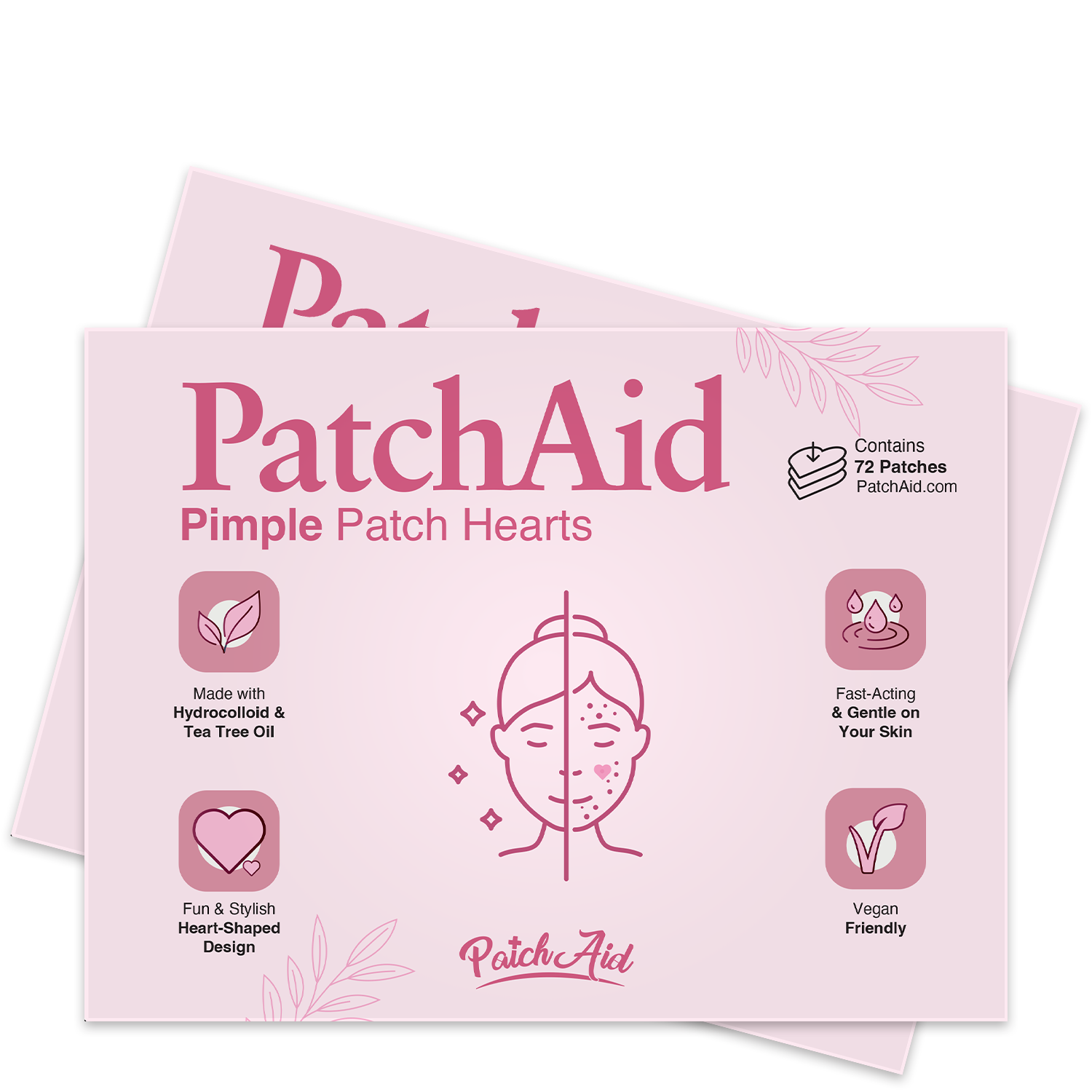 PatchAid - Wholesale Acne/Hydrocolloid Patch - Pimple Patch Hearts – Fun & Chic Fix for Blemish-Free Skin2