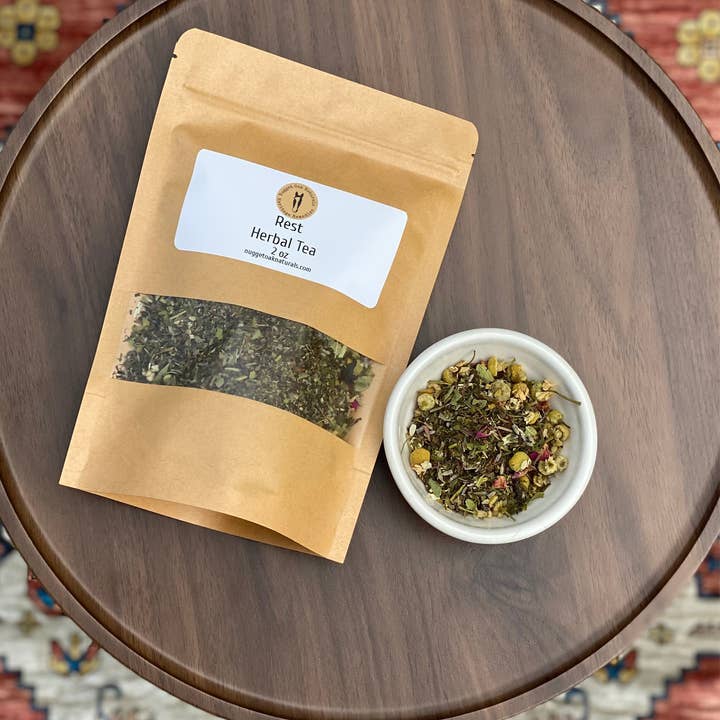 Rest Herbal Tea Blend - Sleep Support for wholesale by Nugget Oak Naturals