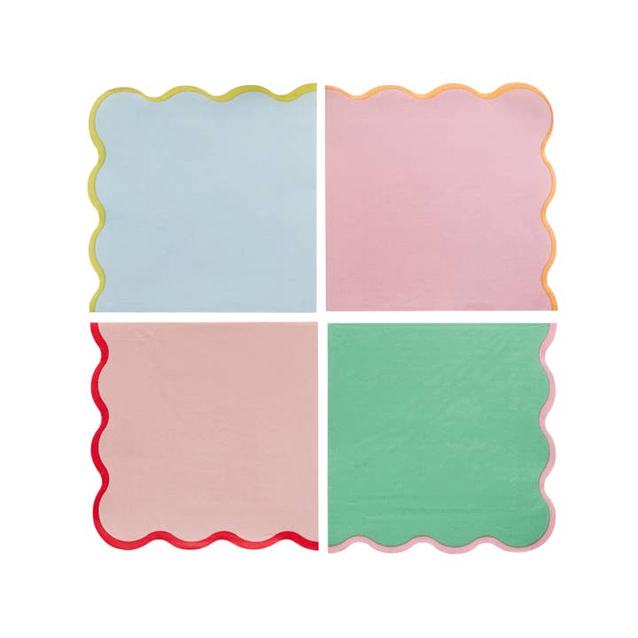 Hootyballoo by Club Green - Wholesale Disposable napkin - Bright Banquet Paper Napkins - Pack of 162