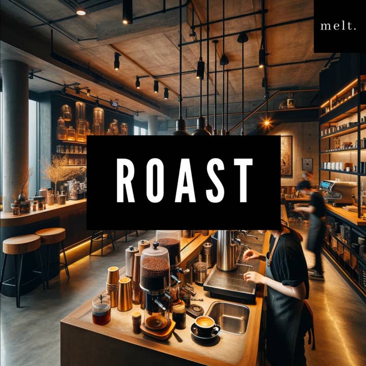 melt. - Wholesale Jar/filled candle - ROAST by melt. | 16oz Scented Candle | All-Natural Soy Wax1