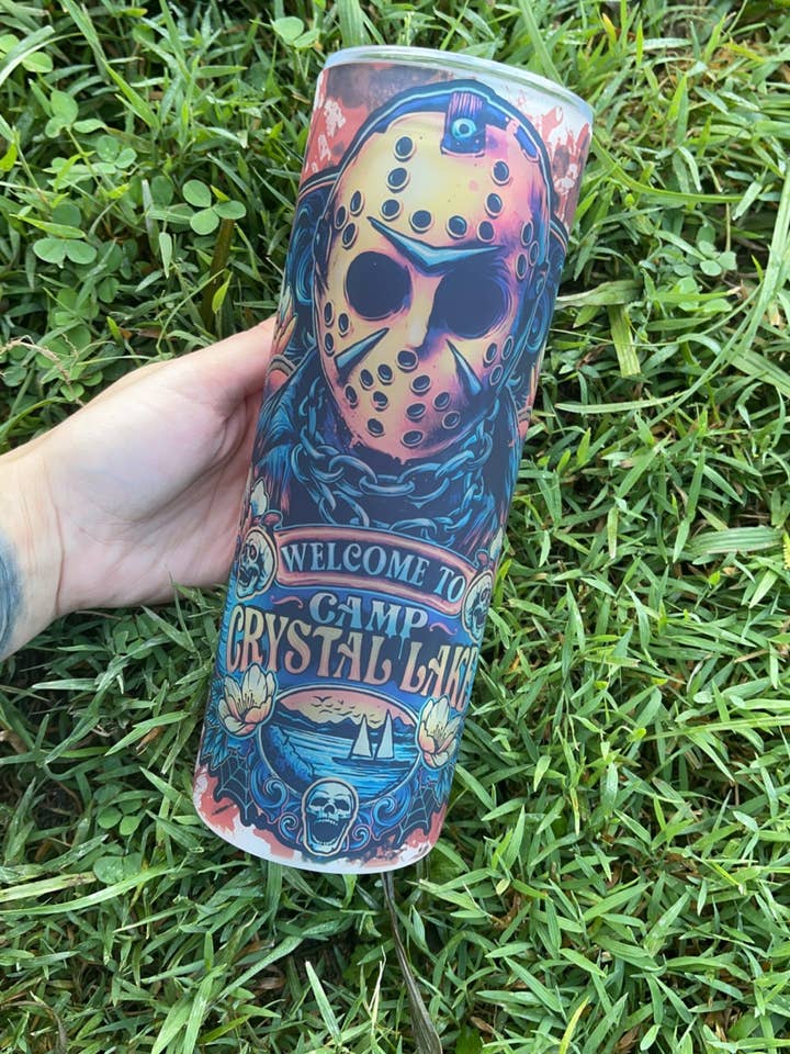 Halloween spooky tumbler for wholesale by Fiveandmestudio