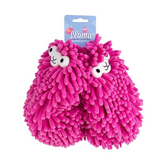 Gift Republic - Wholesale Gag Gift/Novelty Gift - Llama Cleaning slippers