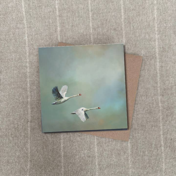 Portrait of Clouds - Wholesale Everyday Greeting Card - Swan Greetings Card - Luxury Textured Cardstock3