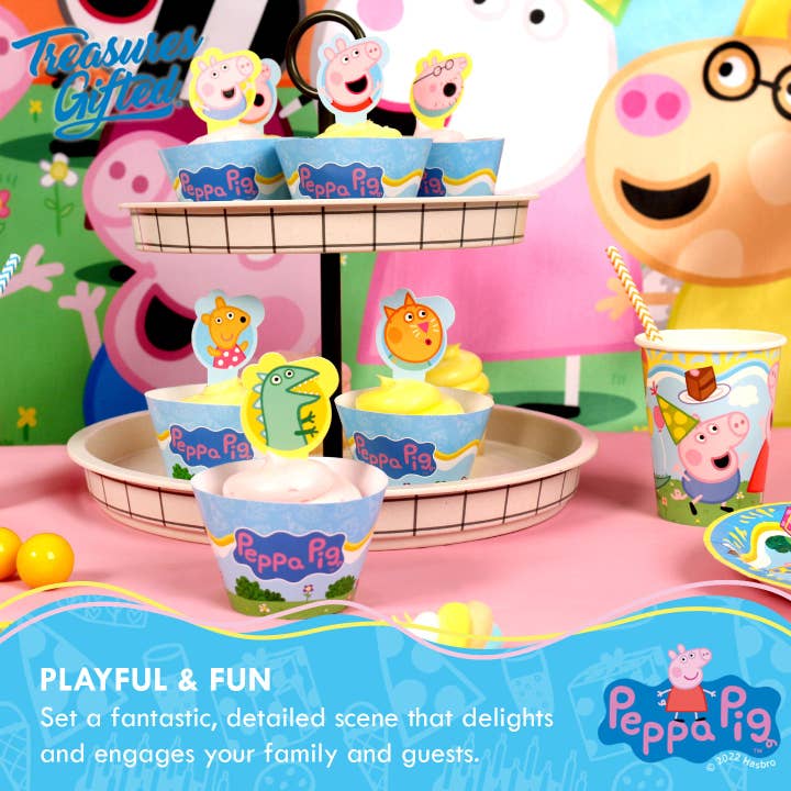 Treasures Gifted - Wholesale Cake/Cupcake Topper - Peppa Pig Cupcake Toppers & Peppa Pig Cupcake Wrappers4