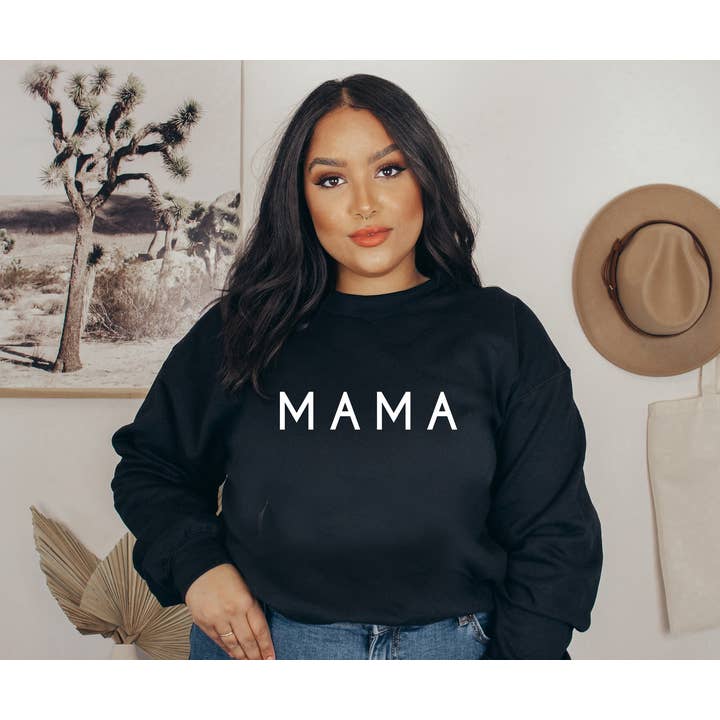 Felpa girocollo Mama per la vendita all'ingrosso da parte di a riley creations