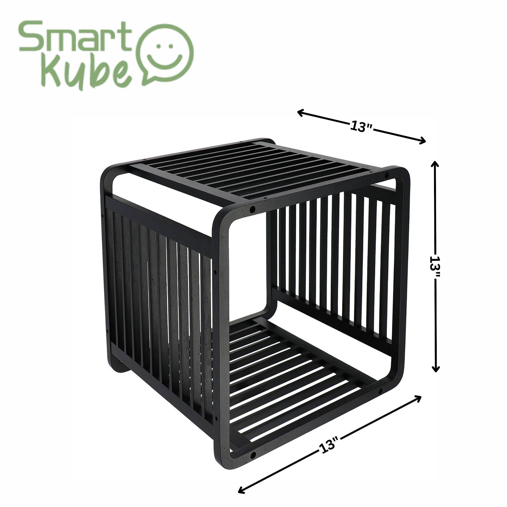 Smart Kube Black Bamboo – 13" (1 Cube ) for wholesale on Faire2