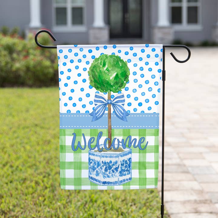 The Navy Knot - Wholesale Flag - Garden Flag - Welcome Topiary0