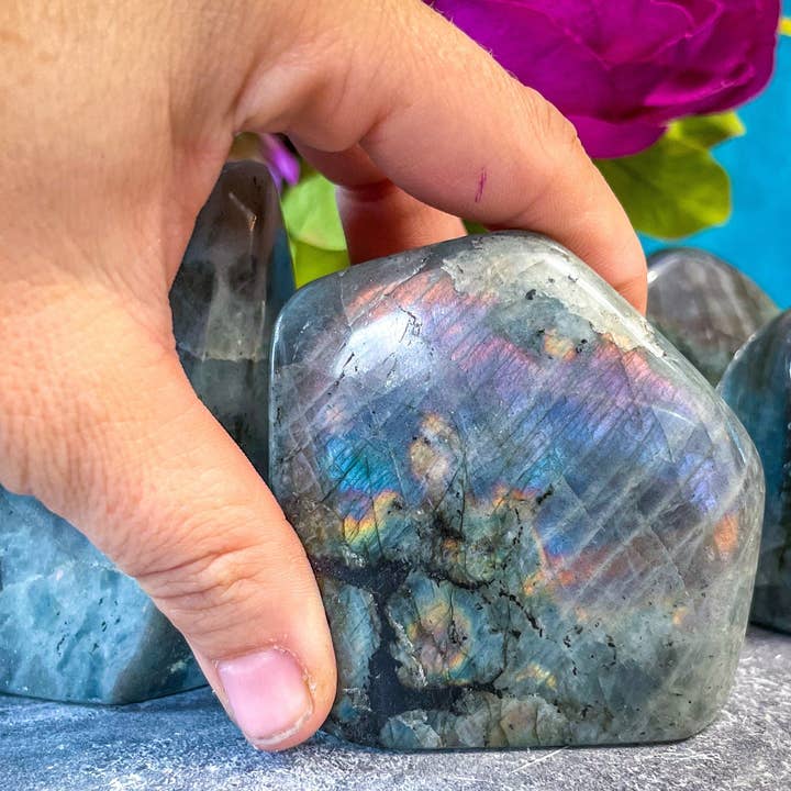Mandala Gems – wholesale Spiritual stone/crystal – Purple Labradorite Crystal Freeform, Rainbow Labradorite, White Labradorite8