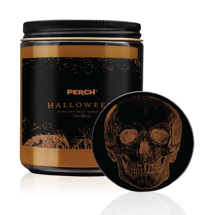 Halloween Apricot Wax Candle for wholesale by Perch® CandleHouse
