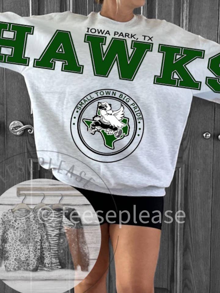 Oversized Mascot Sweater Team Sweatshirt School Spirit for wholesale by Teeseplease