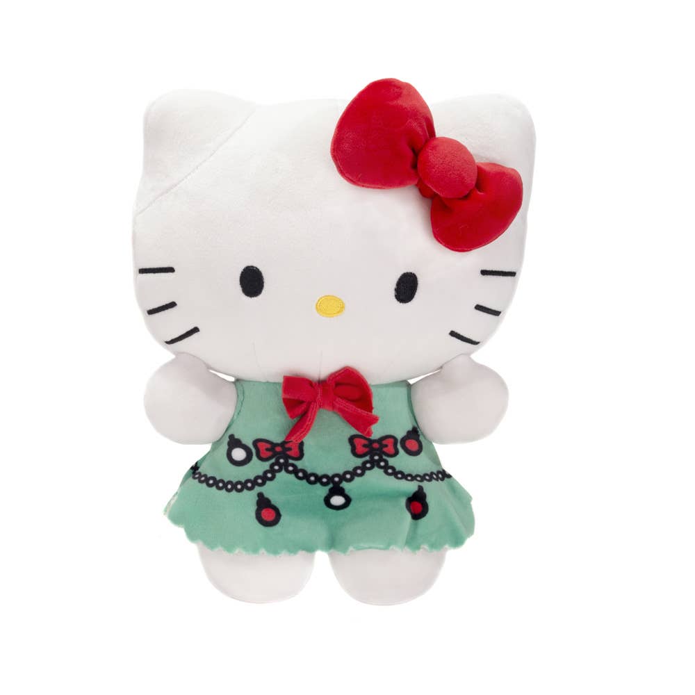 Fiesta Toys - Wholesale Stuffed/Plush Toy - Kids & Baby - Christmas - Sanrio - 10.5" Christmas Tree Hello Kitty Plush