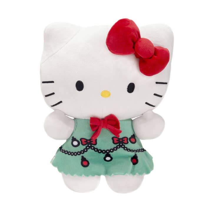 Fiesta Toys - Wholesale Stuffed/Plush Toy - Kids & Baby - Christmas - Sanrio - 10.5" Christmas Tree Hello Kitty Plush0