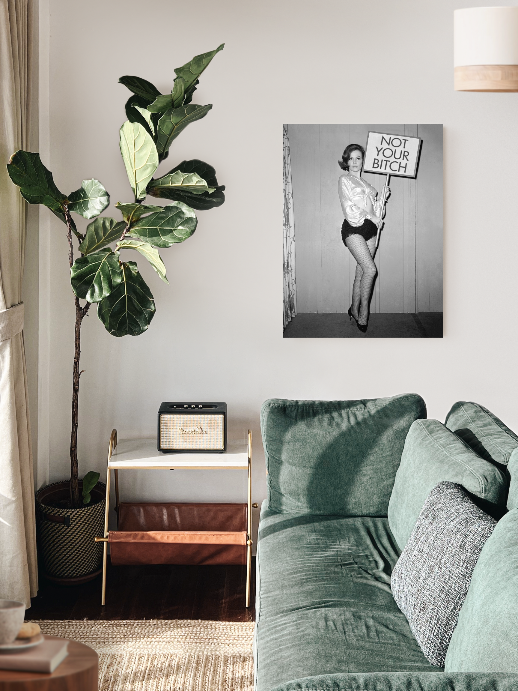 Barbara Decor - Venta al por mayor Pósteres - Póster vintage feminista en blanco y negro de 45x60 cm5