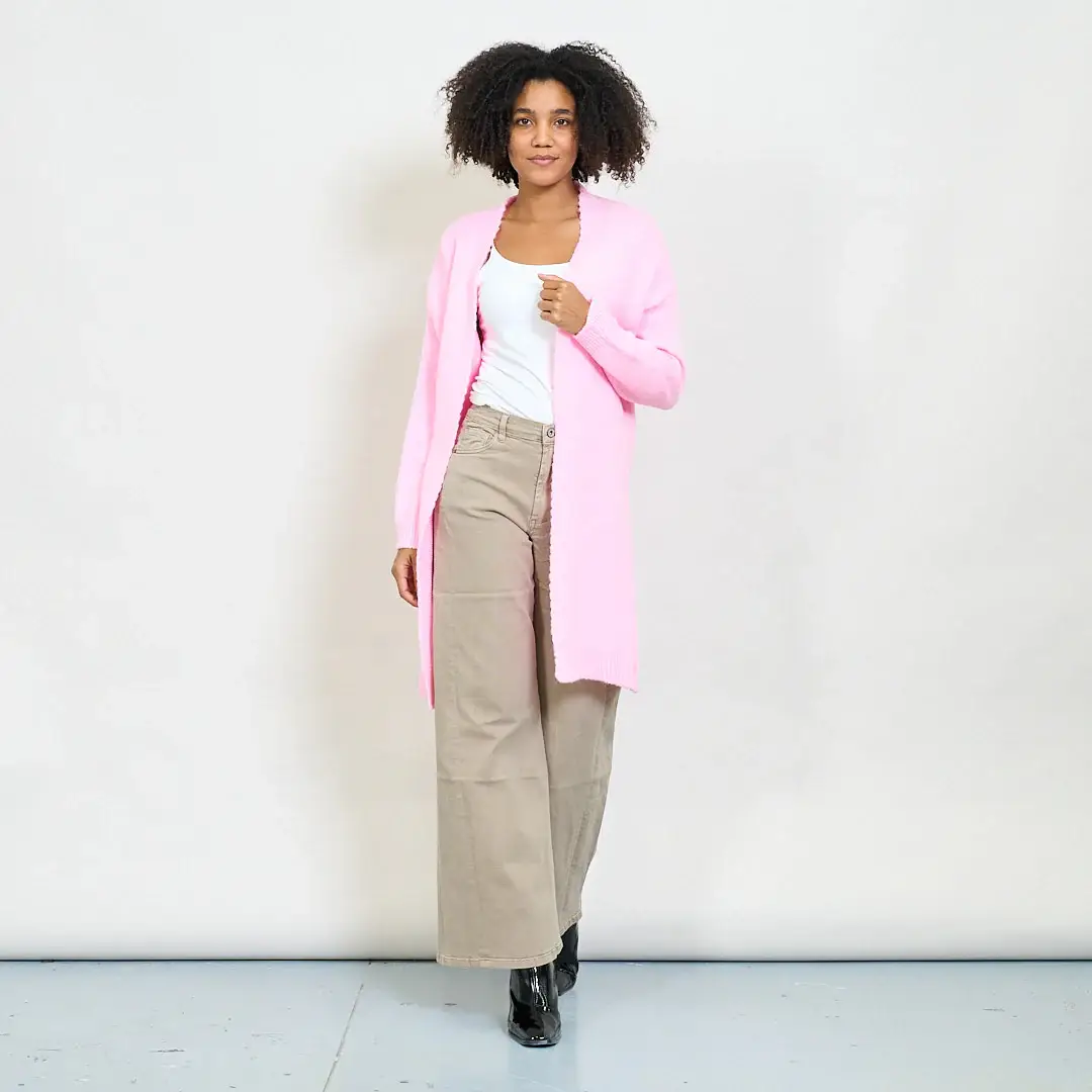 AMELÉ - Wholesale Cardigan - Women's - Long cozy chic cardigan4