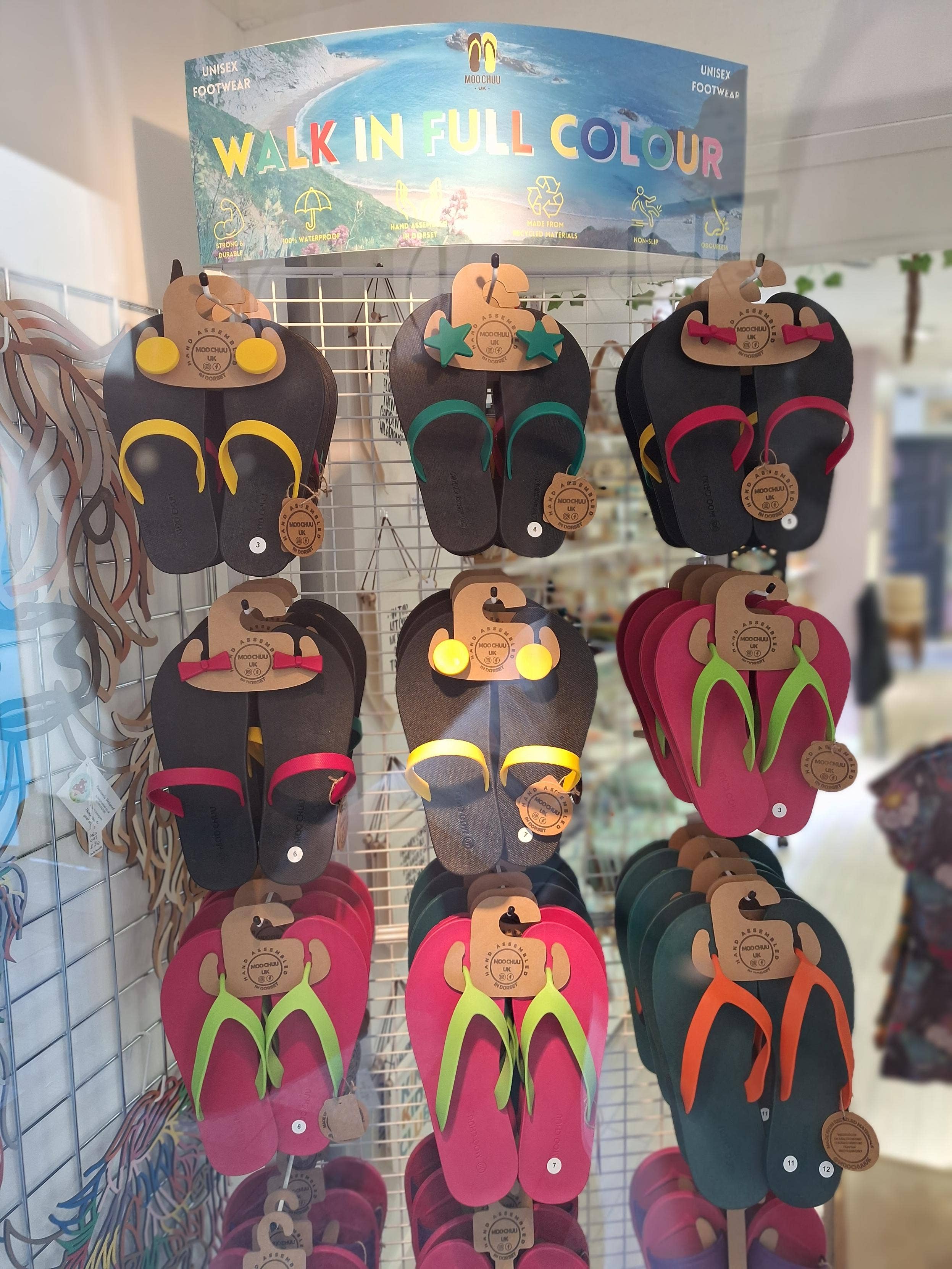 MOO CHUU UK - Vente Sandales – femme - Sandale ERGO Unisexe - Choisissez Votre Propre Combinaison de Couleurs - Éco11
