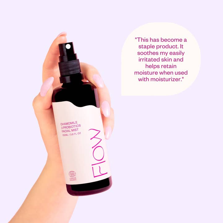 Flow Cosmetics - Wholesale Face & Body Mist/Water - Chamomile & Probiotics Facial Mist Cosmos Organic3