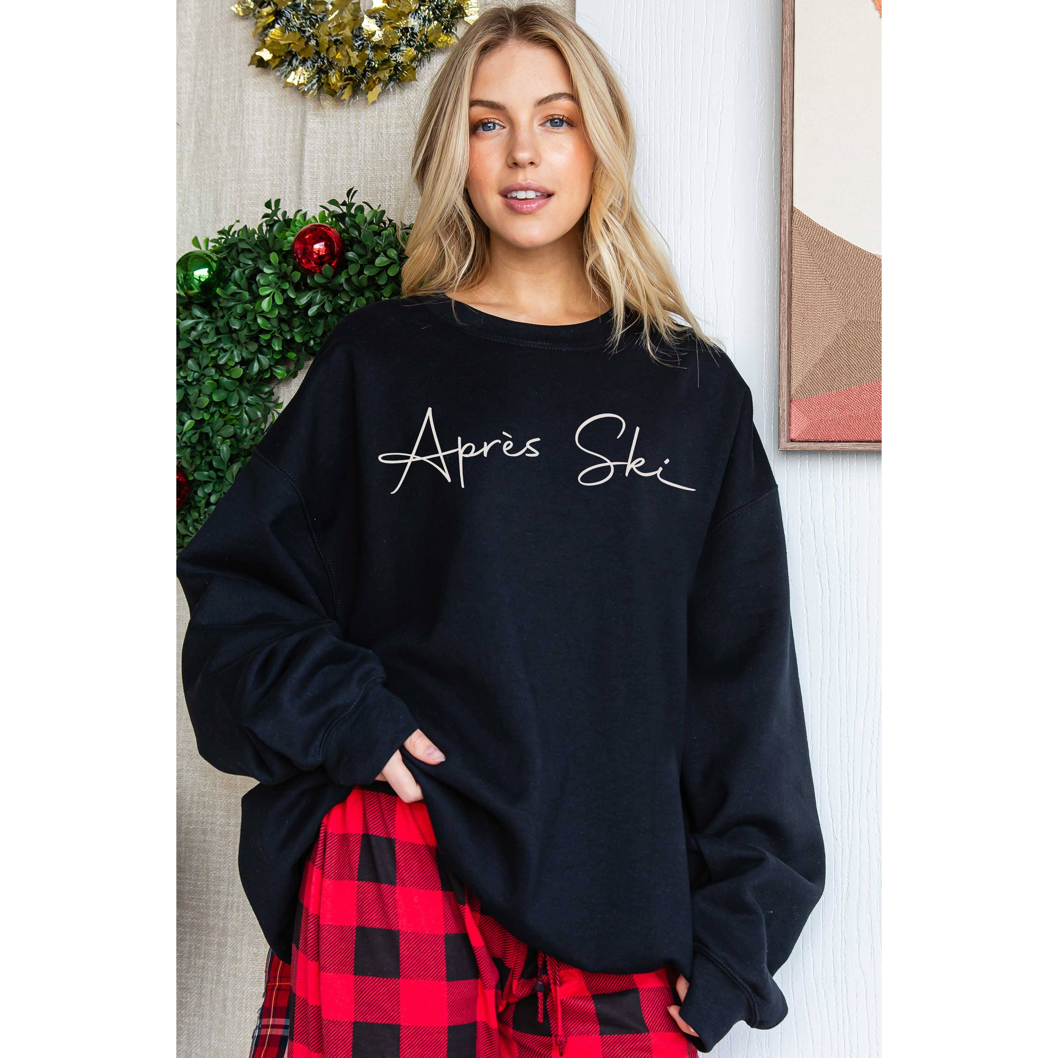 BLUME & CO. - Wholesale Graphic Sweatshirt - Women's - APRES SKI Oversized Graphic Sweatshirt4