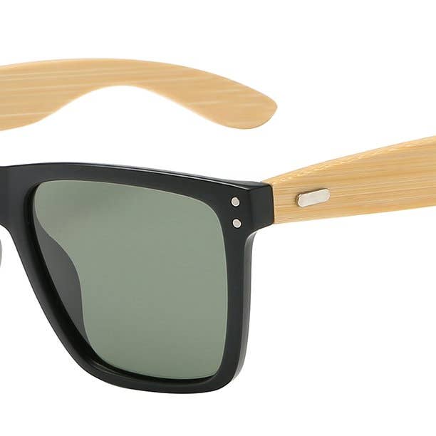 Luna Sunglasses - Wholesale Sunglasses - Unisex - Unisex sunglasses with polarized lenses and bamboo temple