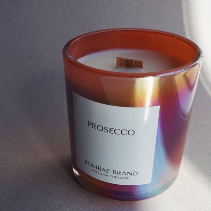 Bombae brand llc - Wholesale Jar/Filled Candle - 12oz Soy wax candle/ PROSECCO