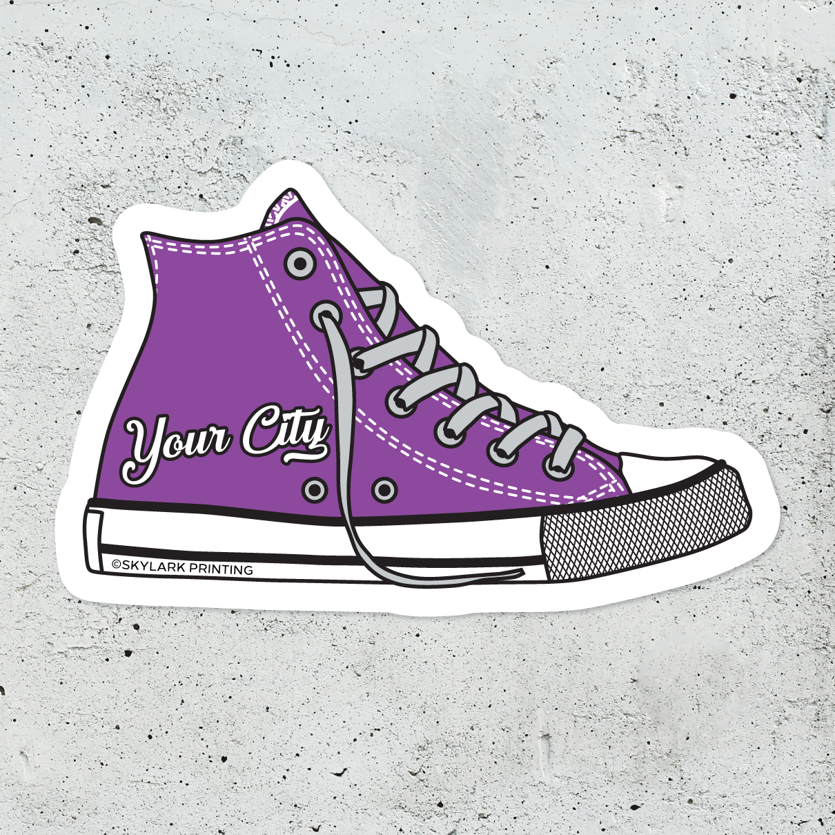 Skylark Printing - Wholesale Sticker - Custom Vintage High Top Shoe  Souvenir Sticker11