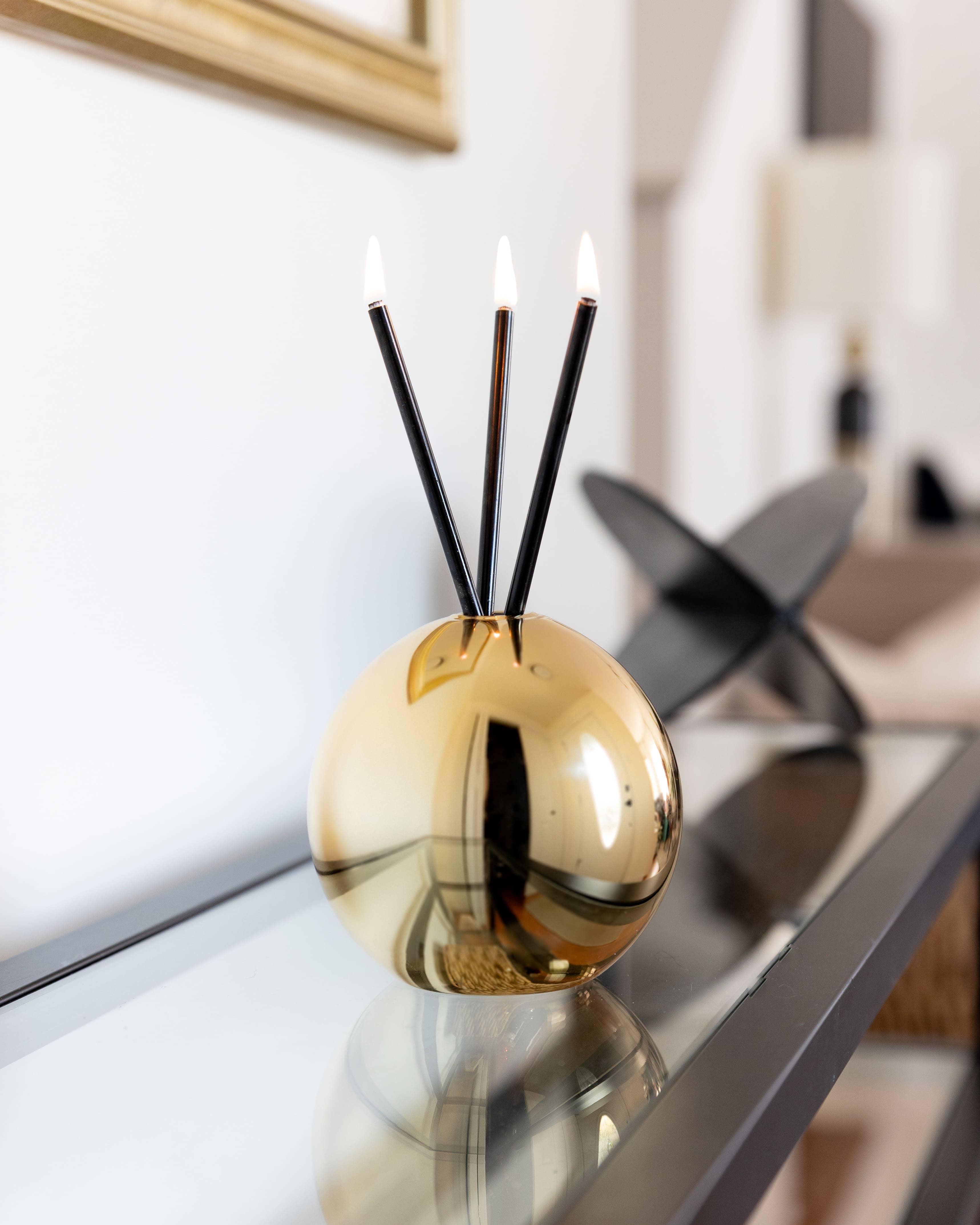 Everlasting Candle - Wholesale Vase - Neva Vase, Gold Metallic [Case of 6]1