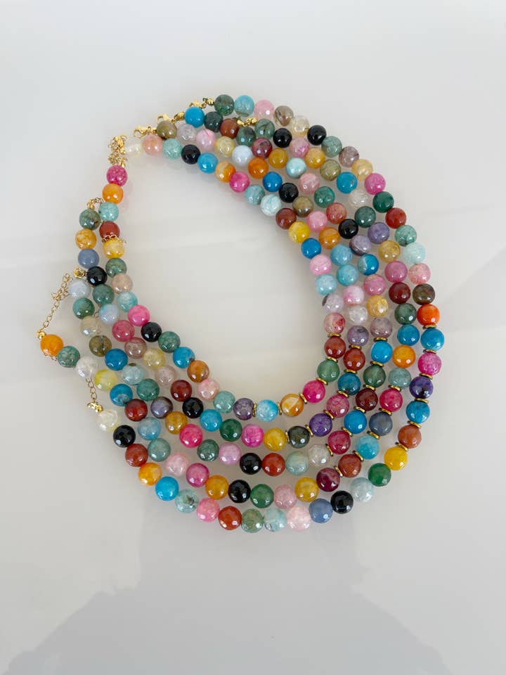 AGATA COLORS Necklace for wholesale by Liviana Lisbon