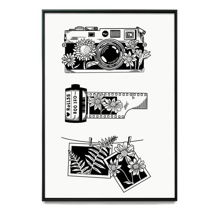 Myii Creative - Wholesale Art print - Film Camera Art Print0