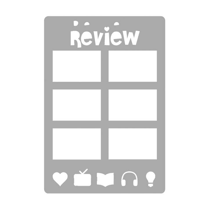 Bewertung - Super einfache Journalschablone - A5 für den Großhandel von Oops a Daisy UK Ltd