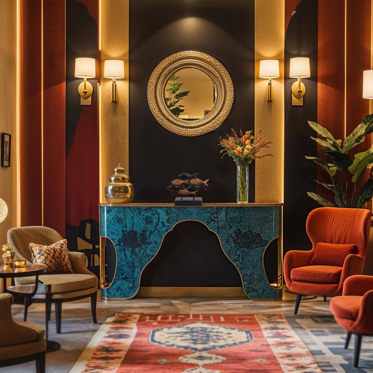 Castanho Aqua Serenity – Escultura de Peixe em Madeira Entalhada à Mão, Decoração Artística para Casa para venda a revendedores na Faire7