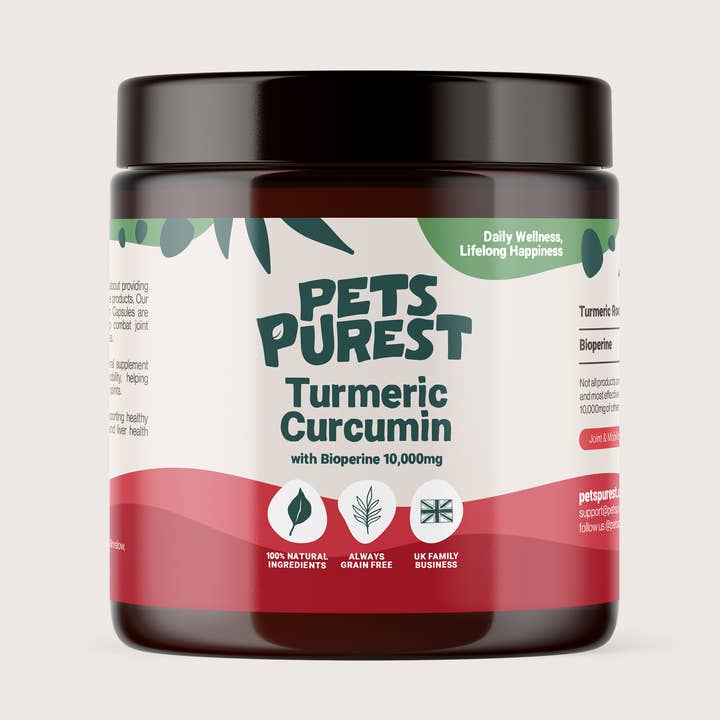 Pets Purest 100% Natural Premium Turmeric For Dogs 10,000mg for wholesale by Pets Purest