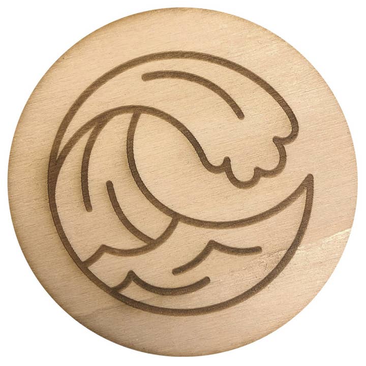 Stadtliebe® – Engroshandel Bordskånere – Stadtliebe® | Træ bordskåner „Wave No. 2“ raffinerer laser