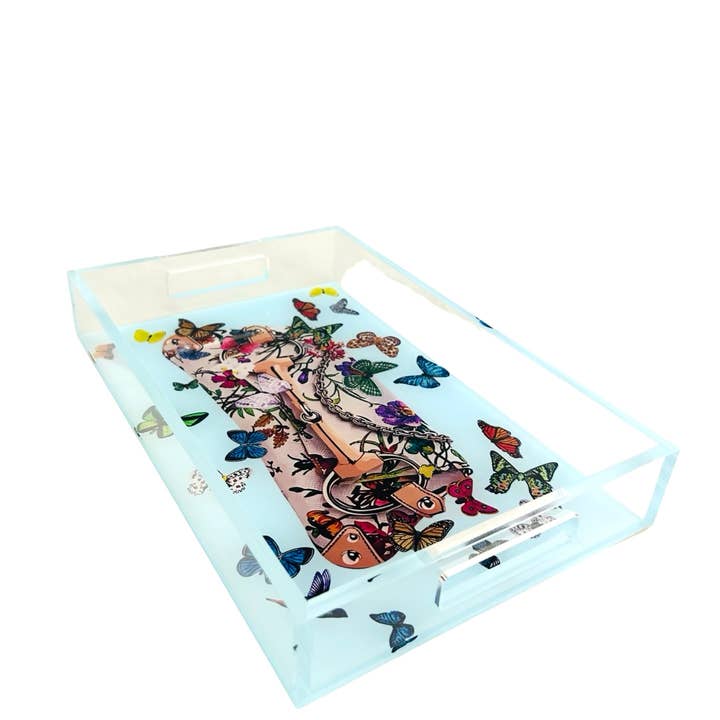 Maven Home - Vente Plateaux de service - Plateau de vanité en acrylique, Prendre son envol1