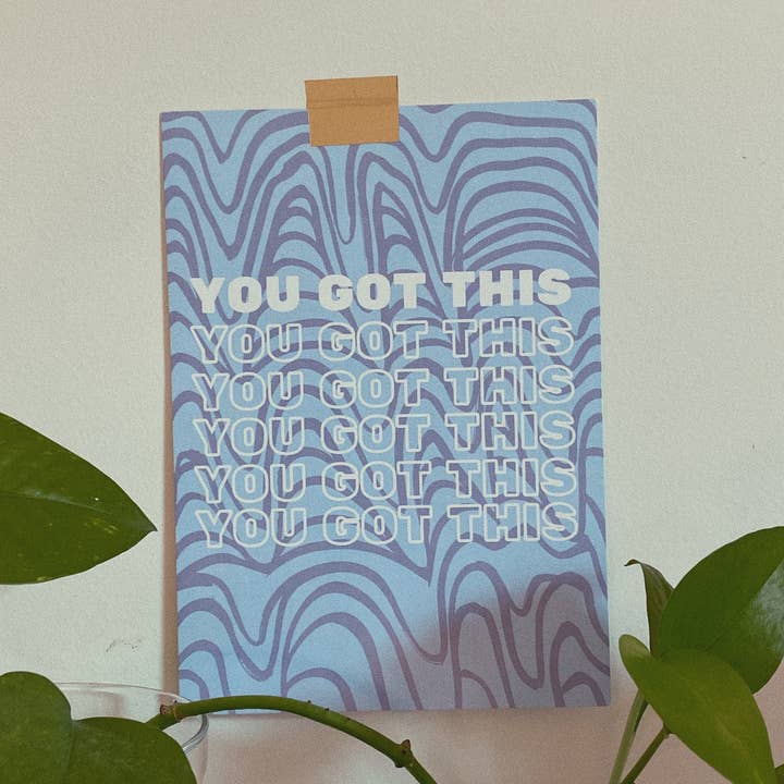 You got this - Stampa da parete motivazionale per la vendita all'ingrosso da parte di Joyful Szn