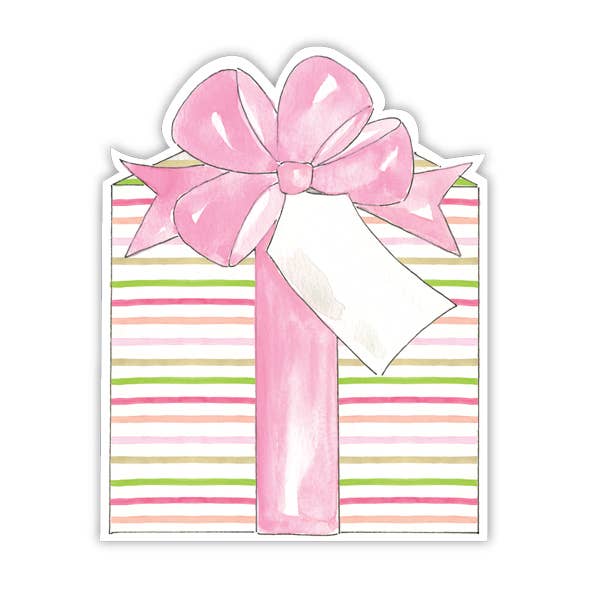 Presente rosa verde e corallo strisce fustellate accenti per la vendita all'ingrosso da parte di RosanneBeck Collections