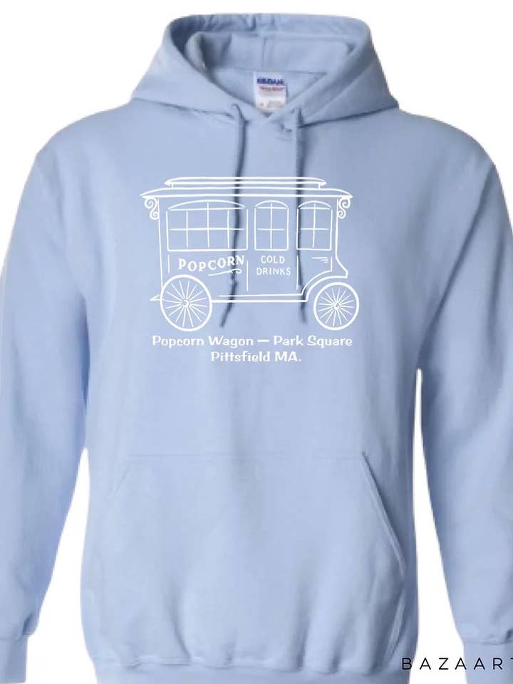 Popcorn vagn throwback Hoodie (storlek S-3XL, 100ct.) för wholesale av 413 Shirts