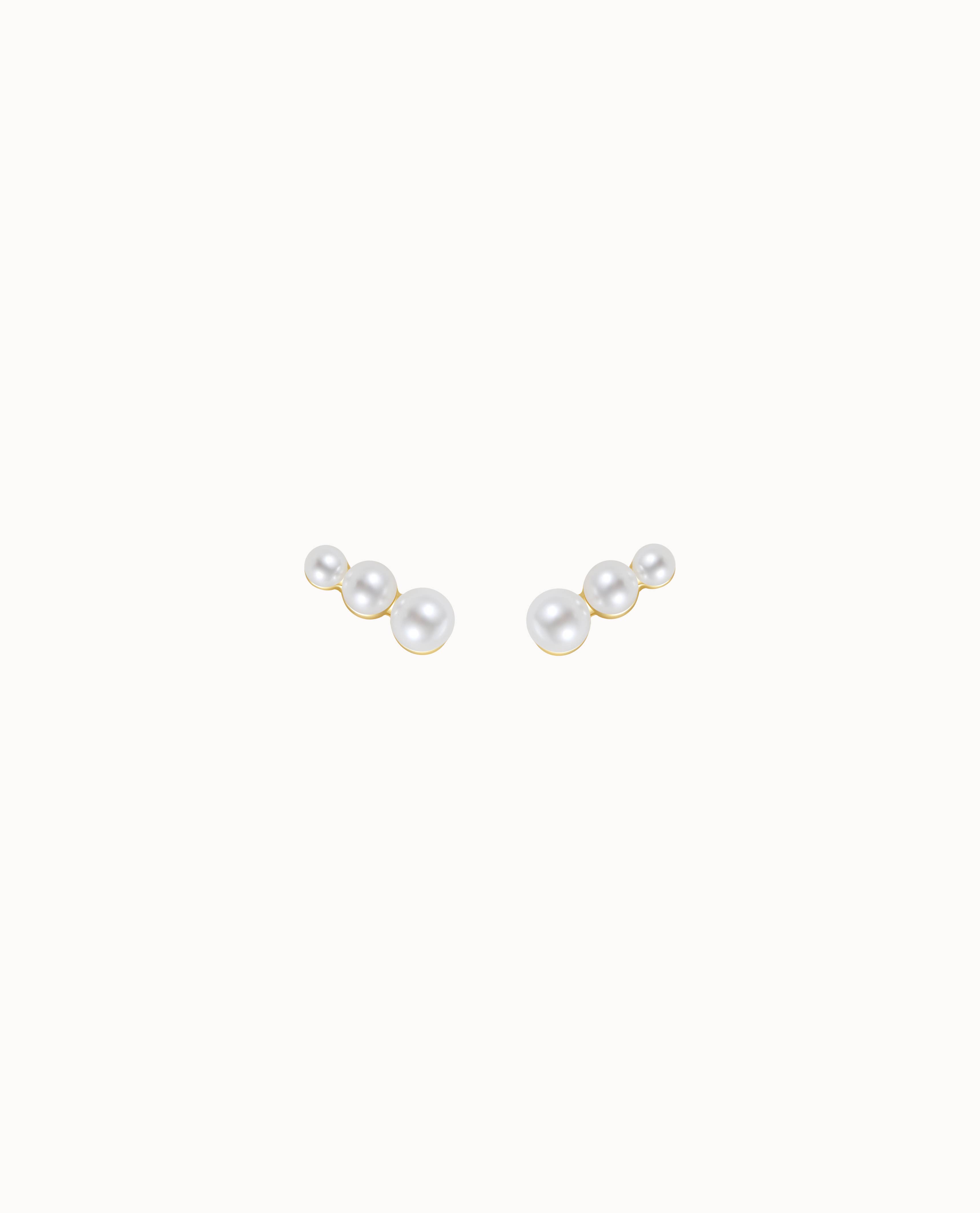 Nava Copenhagen - Wholesale Stud/Post Earrings - Balti Petite Studs - Gold Plated