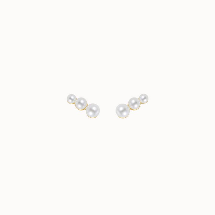 Nava Copenhagen - Wholesale Stud/Post Earrings - Balti Petite Studs - Gold Plated0