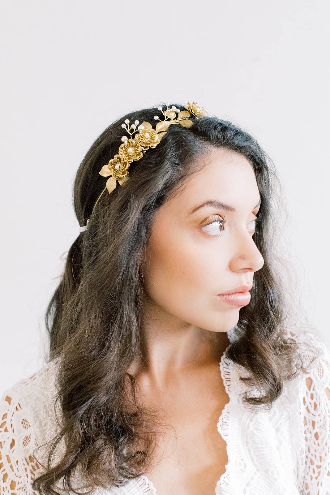 Acute Designs – Tiara – Mulher por atacado – Coroa de papoula dourada7