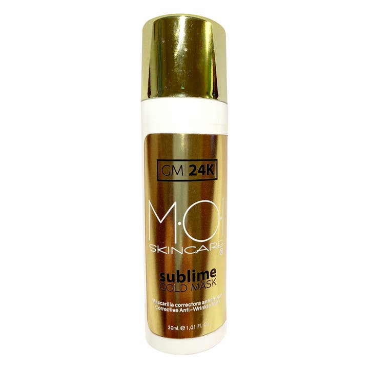 sesioMWorld - M·O·I Professional - Venta al por mayor Mascarilla - Tratamiento facial completo con láminas de oro GOLD MASK