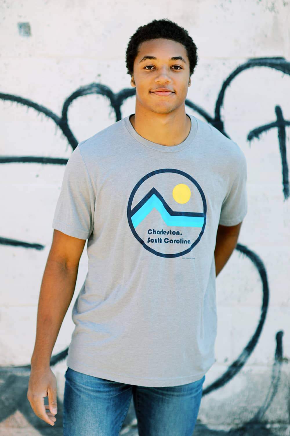 Augustus Roark - Vendita all'ingrosso Maglietta serigrafata - Uomo - Charleston - Uomo