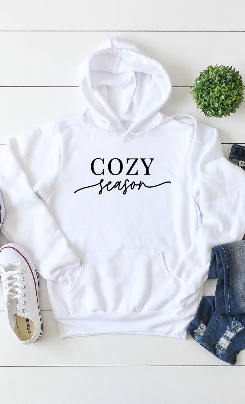 Kissed Apparel – wholesale Hoodie – Women's – Cozy Season Winter Holiday Graphic Hoodie2