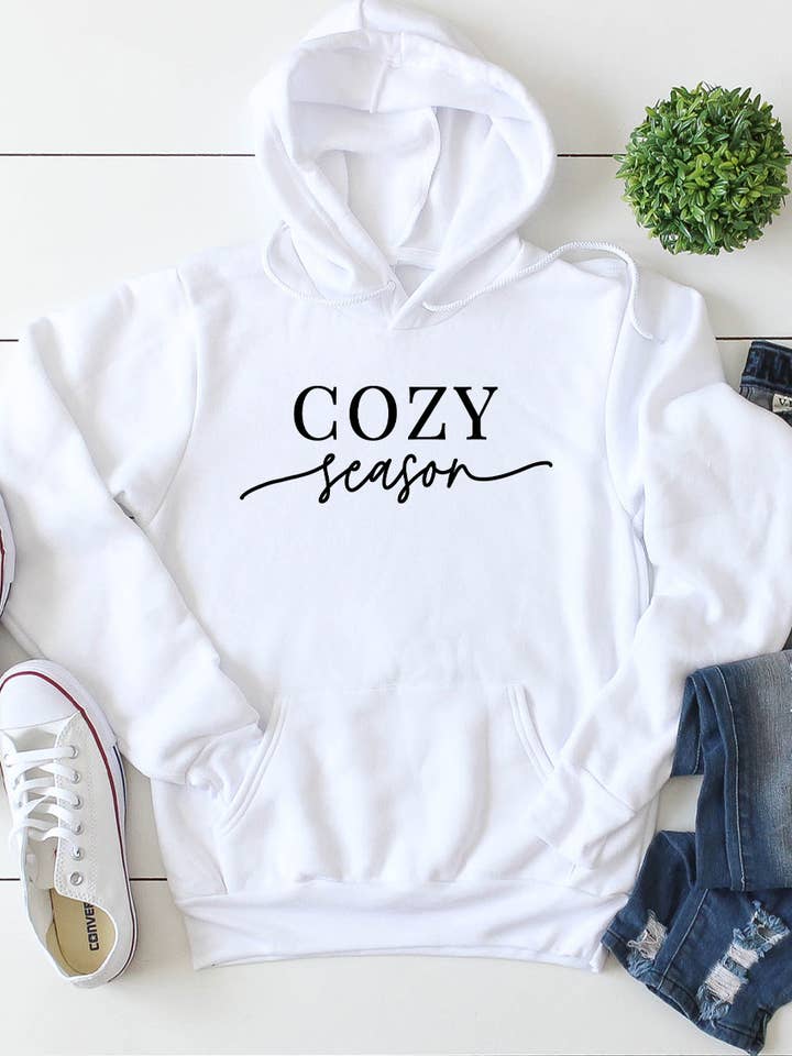 Kissed Apparel – wholesale Hoodie – Women's – Cozy Season Winter Holiday Graphic Hoodie2
