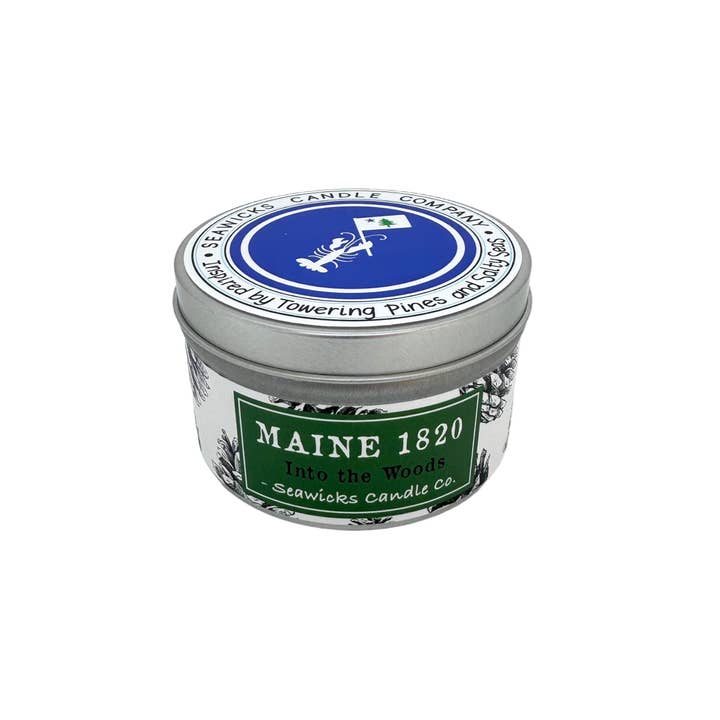 Maine 1820 Grote Reistin voor wholesale door Seawicks Candle Company