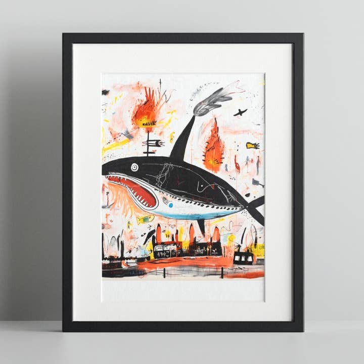 Ram med passepartout societywhale2 för wholesale av Mary Cotton Couture