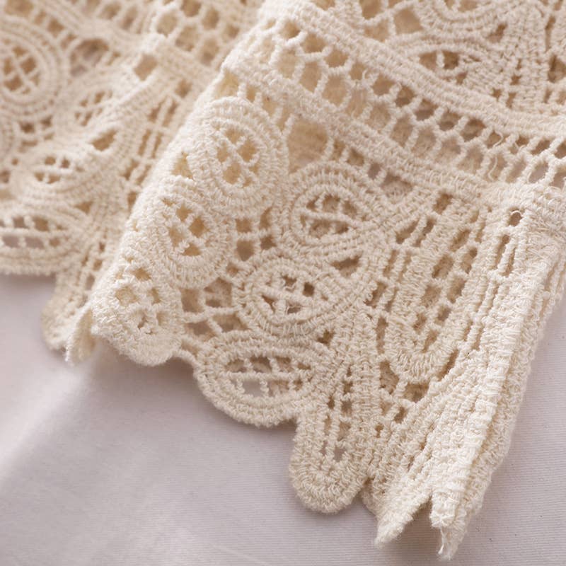 HIDDENBRAND - Wholesale Tank Top - Women's - Bohemia Crochet Lace v-neck tank top - 7 colors10