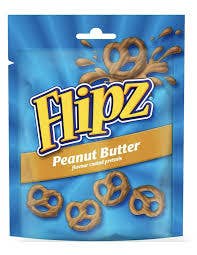 INTERNATIONAL TASTE FOOD SARL - Wholesale Pretzels - CANDY FLIPZ PEANUT BUTTER PRETZELS 90GR X6