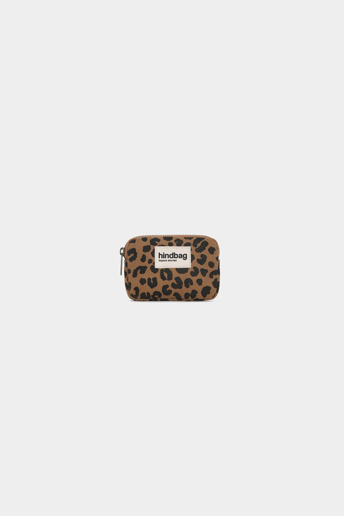 Hindbag - Wholesale Coin Purse - Women's - Lili Leopard Cinnamon coin purse1