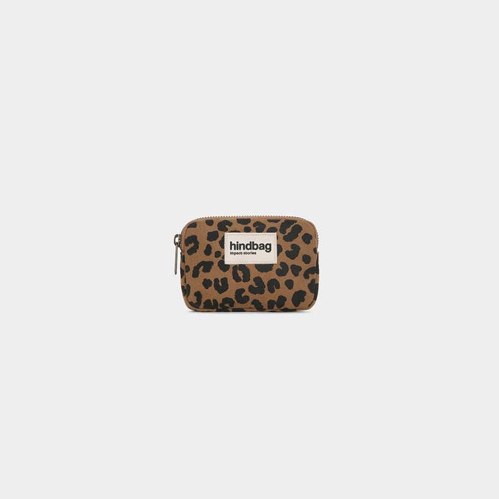 Hindbag - Wholesale Coin purse – Women’s - Lili Cinnamon Leopard Wallet1