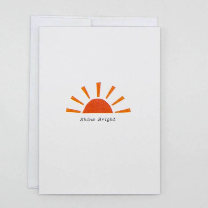 Shine Bright Card – Encouragement, Positivity & Cheer for wholesale by Kim Dettmer Art